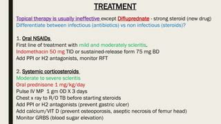 Episcleritis & Scleritis (causes, clinical features, treatment).pptx