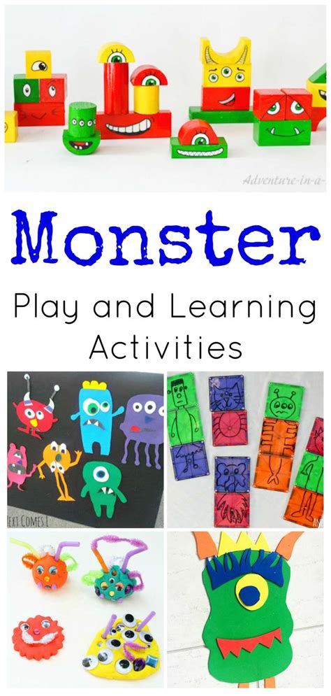 Monster Activities for Preschoolers | Activities, Plays and Halloween