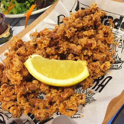 [i ate] deep fried baby squid : food