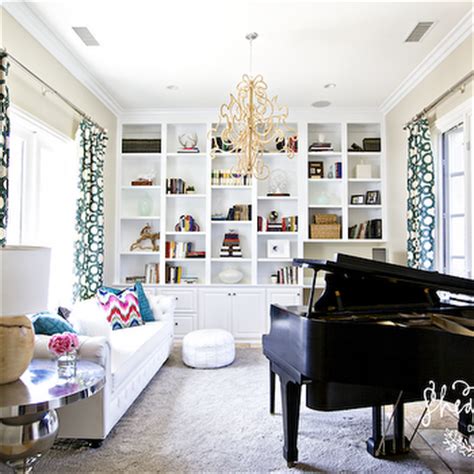 Placement Baby Grand Piano Living Room | Baci Living Room