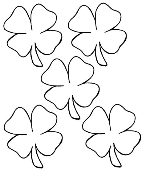 clover-coloring-page | Coloring Page Book