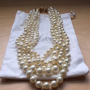 J. Crew | Jewelry | Jcrew Pearl Necklace | Poshmark