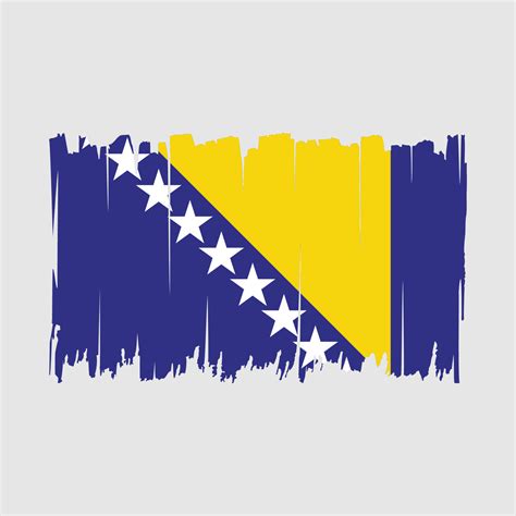 Bosnia Flag Brush Vector Illustration 16288450 Vector Art at Vecteezy