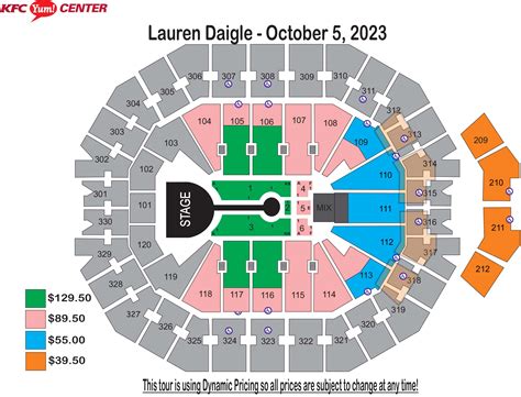 Kfc Yum Center Seating Chart Disney On Ice | Cabinets Matttroy