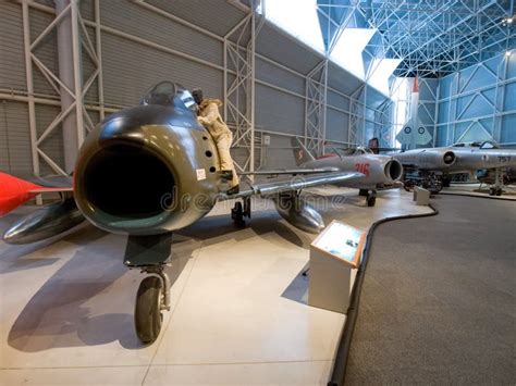 Museum Of Aviation. Exhibition Of Aircraft Exhibits Editorial Photo - Image of helicopters ...