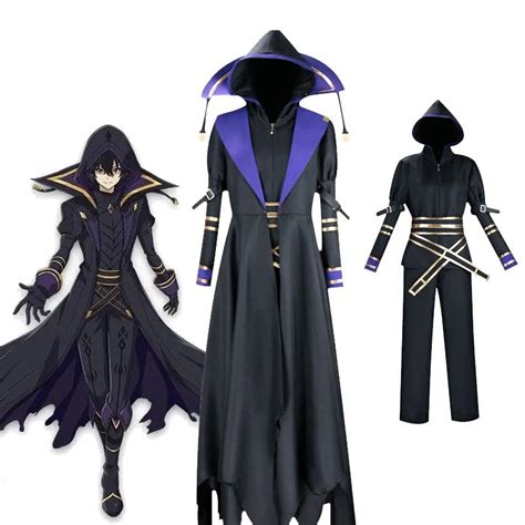 Anime The Eminence in Shadow Cid Kagenou Shadow Outfit Cosplay Costume ...