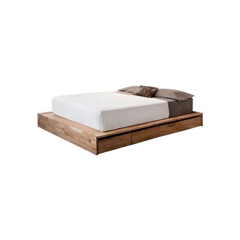 Modern Minimalist Bed Frame - Wooden Works Jepara