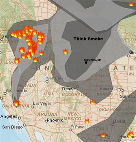 Map Of The Washington State Fires - Printable Map