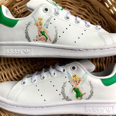 Adidas Stan Smith custom - Fée clochette 🧚‍♀️ | Custom shoes, Adidas stan smith, Adidas ...