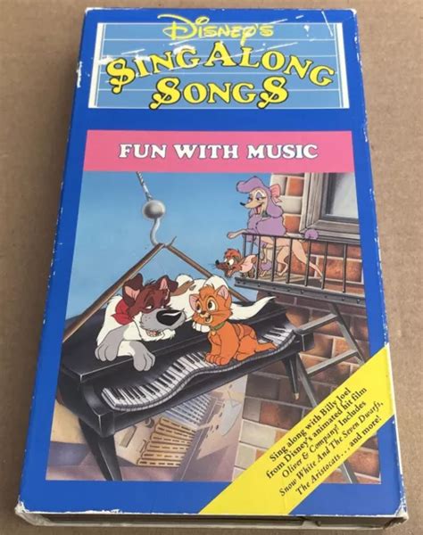 DISNEYS SING ALONG Songs - Fun With Music (VHS, 1993) $1.00 - PicClick
