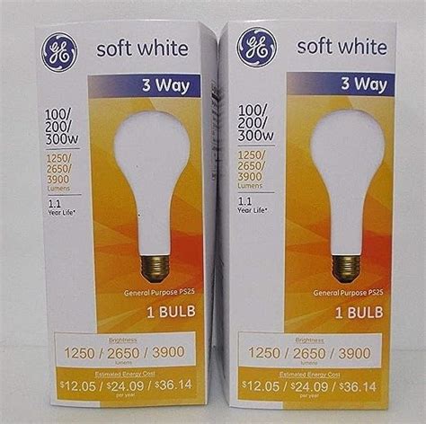 MOGUL BASE ~ E39 ~ 100/200/300 ~ 3 Way ~ Soft White Light Bulb