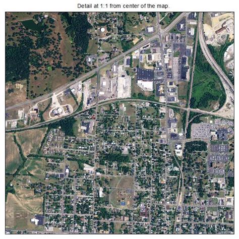 Aerial Photography Map of Madisonville, KY Kentucky