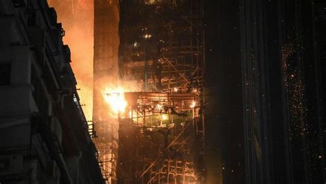 Hong Kong: Massive fire hits high-rise building under construction, no ...