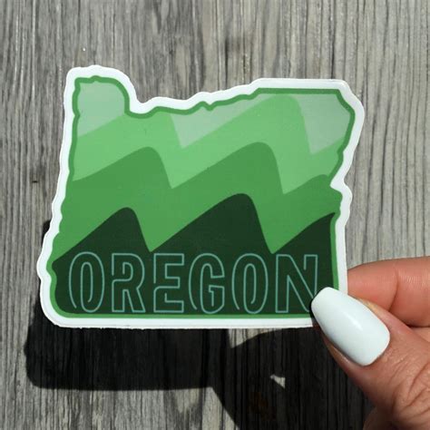 Oregon Sticker Waterproof - Etsy