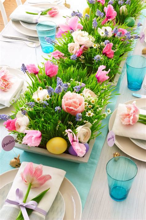 20+ Wonderful Table Decorations For A Lovely Easter Brunch - Top Dreamer