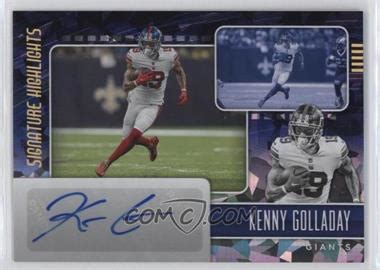 2022 Panini Donruss - Signature Highlights #SH84 - Kenny Golladay