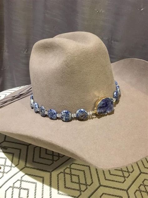 HATBAND Custom handmade beaded hat band