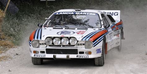 1983 Lancia Beta Montecarlo and 1982 Lancia 037 at Goodwood 2014