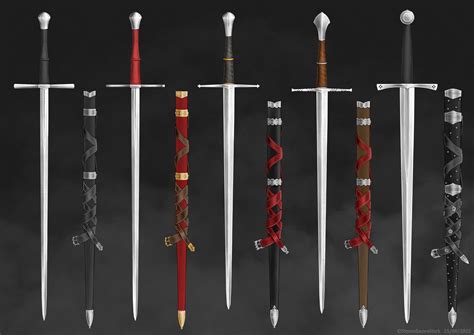 Simon's Workshop - 15th century longsword and scabbard concepts