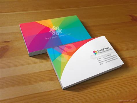 Colorful Business Card Design 20 - Full Image