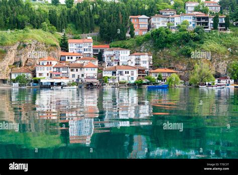 Ohrid old city, Lake Ohrid, Macedonia Stock Photo - Alamy