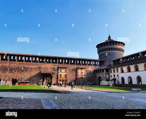 The Castello Sforzesco, Milan, Lombardy, Italy Stock Photo - Alamy