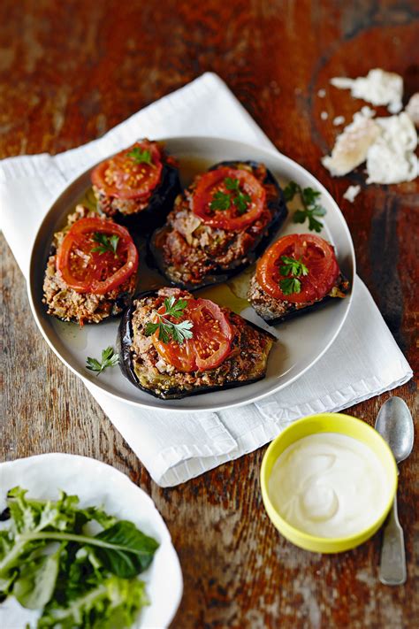 Stuffed eggplant with lamb or beef (karniyarik) | Recipe | Recipes, Cooking, Food