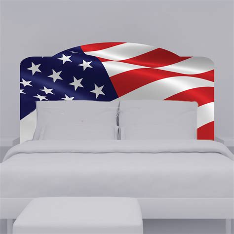 American Flag Headboard Mural Decal - Headboard Wall Decal Murals - Primedecals