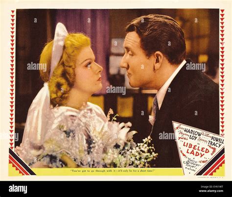 Libeled Lady - Movie Poster Stock Photo - Alamy