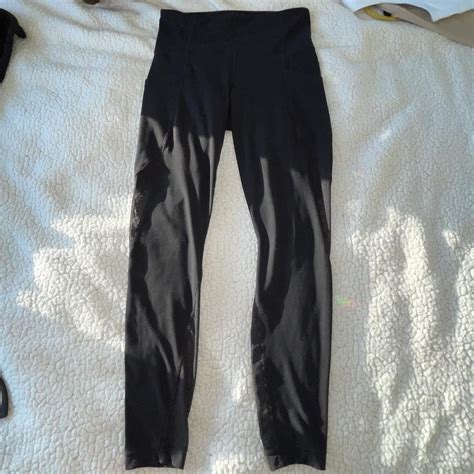 Athleta Women's Black Leggings | Depop