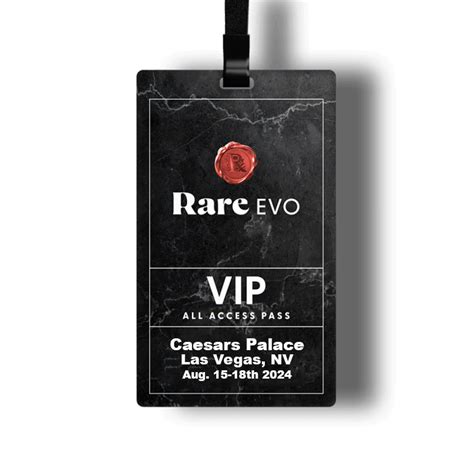 RARE EVO VIP Ticket 2024