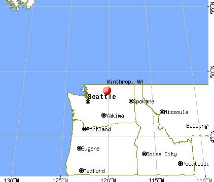 Winthrop Washington Map