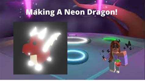 Making A Neon Dragon In Adopt Me! - YouTube