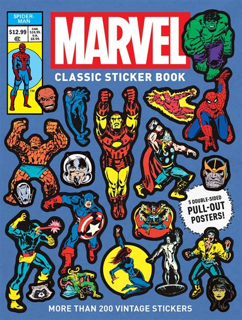 Marvel Classic Sticker Book (Paperback) | ABRAMS