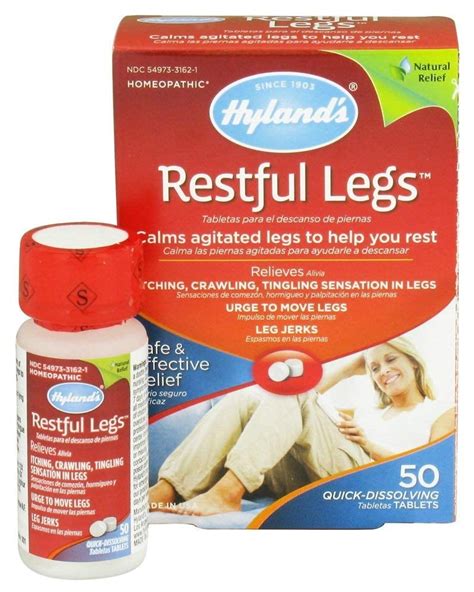 Hyland's Naturals Restful Legs Tablets 50 Ct | Restless Legs Syndrome ...