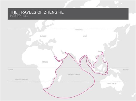 Zheng He Travel Map