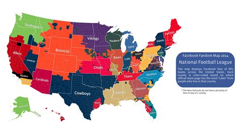 Facebook's Map That Shows The Locations Of NFL Teams' Fan Bases Has ...