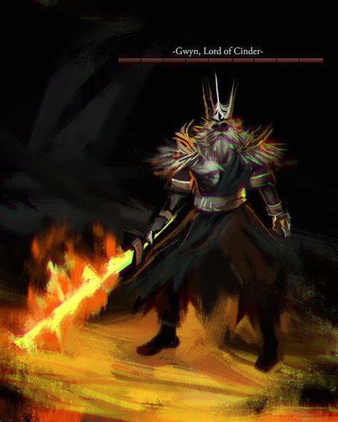 Dark Souls Gwyn Lord Of Cinder Fanart - 1000x1250 Wallpaper - teahub.io