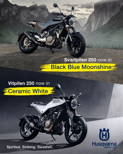 Husqvarna Brings New Colours For Svartpilen 250 & Vitpilen 250 In India