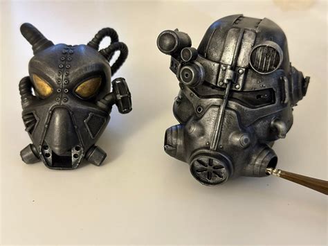 Fallout Advanced Power Armor Helmet, Desk Accessory / Ornament - Etsy