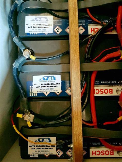 AGM Battery System Installation on a Caravan