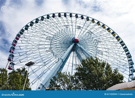 The Iconic Texas Star Ferris Wheel At The State Fair Of Texas Stock ...