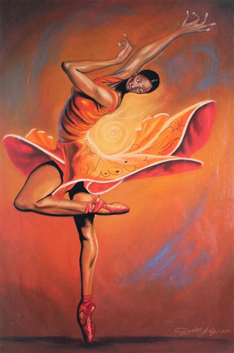Ballerina Girl by Dion J. Pollard | Ballet art, Dance art, Dance paintings