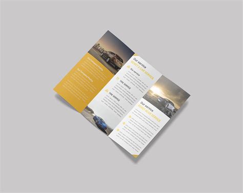 Free Trifold Brochure MockUp PSD Template