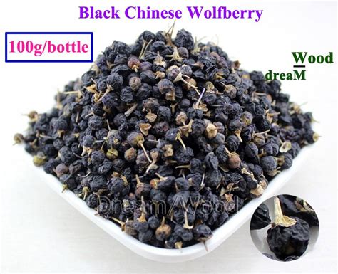 Aliexpress.com : Buy Wild 100g Black Goji Berries 100% Natural Organic Dried Chinese Black ...