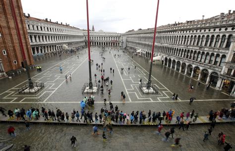 Venice flooding nearly touches level of infamous 1966 flood