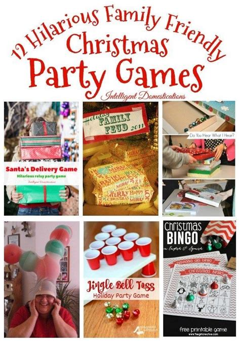 12 Hilarious Christmas Party Games | Fun christmas party games ...