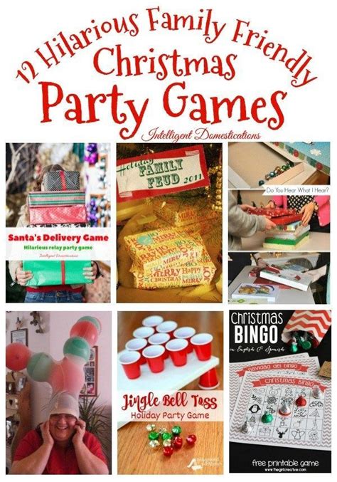 12 Hilarious Christmas Party Games | Christmas party activities, Fun christmas party games, Kids ...