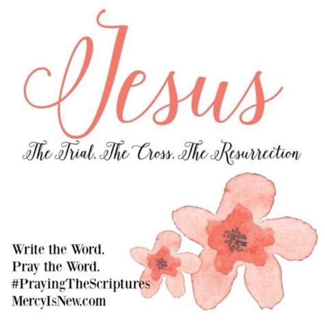 The Last Days of Jesus {Lent Scriptures}