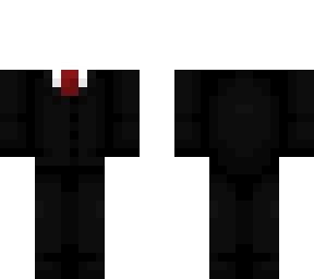 Steve Black Suit | Minecraft Skin